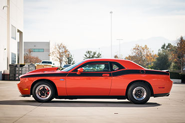 Dodge Challenger on Eibach Drag-Launch Springs